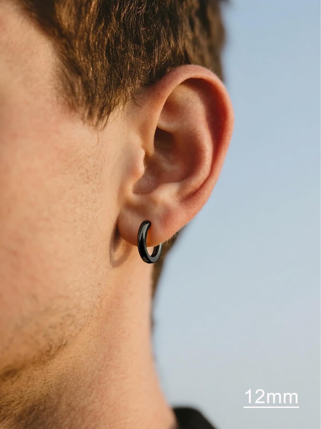 Detalle 2 de SILVERCUTE Argent 925 Huggie 12 mm