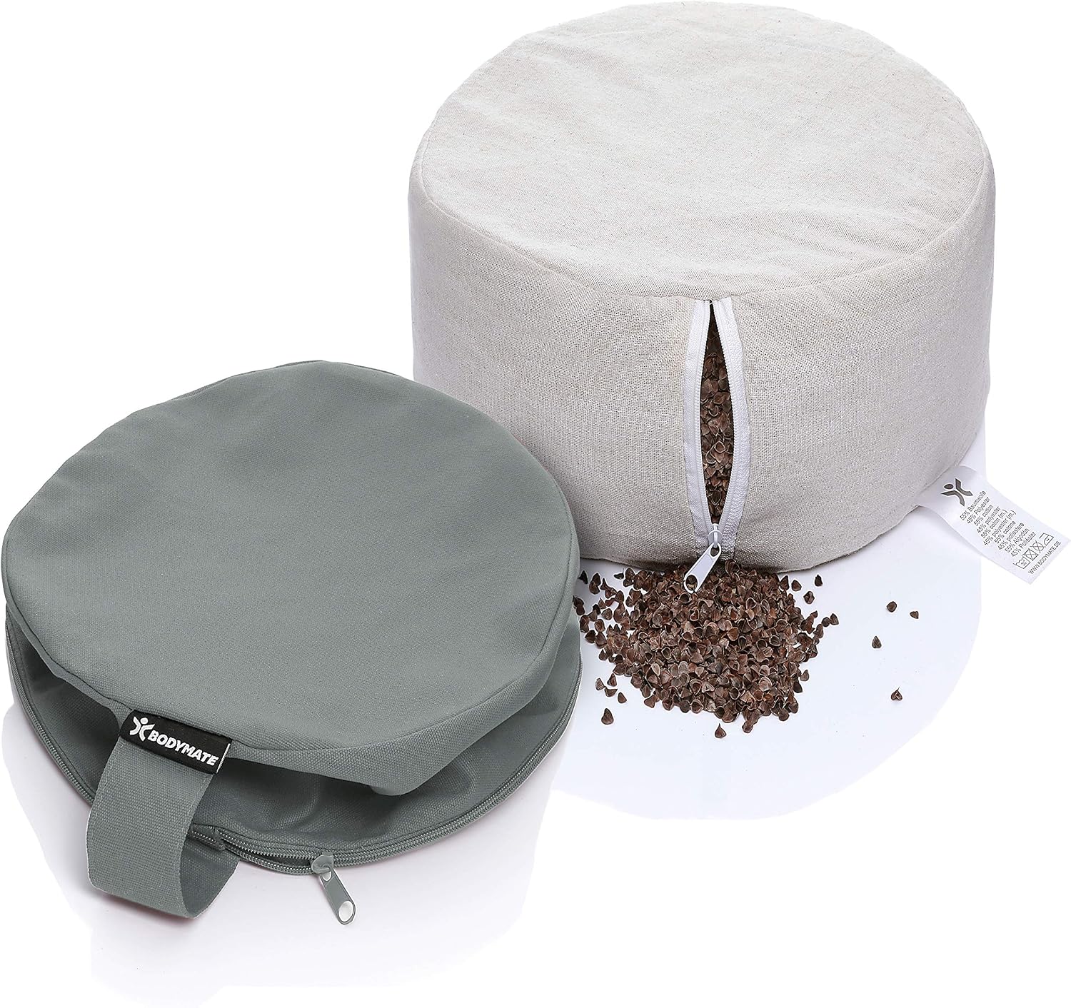 Thumbnail 4 de BODYMATE 4260313268238 extra hoog yogakussen, 20 cm, boekweitvulling