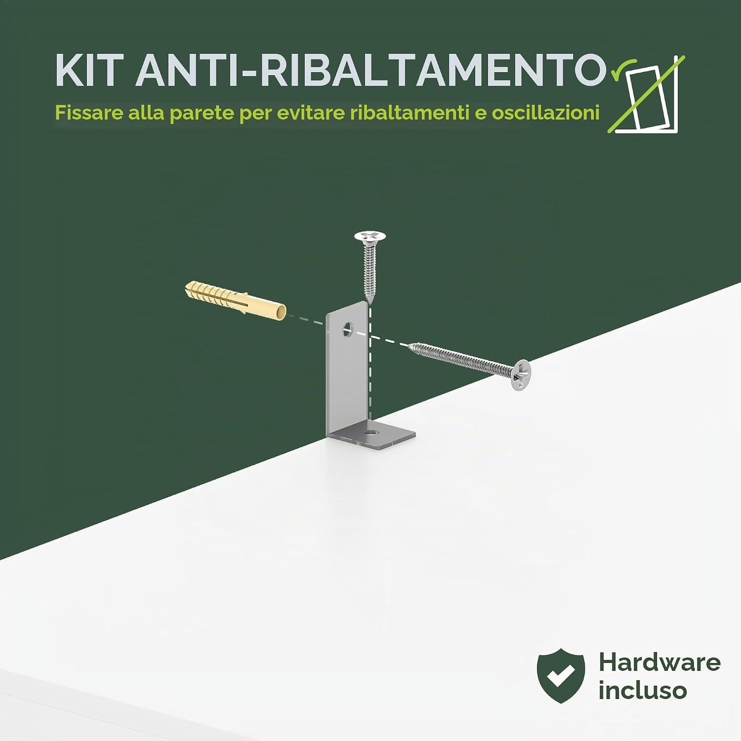 Thumbnail 3 de Furinno Pasir: Libreria ad angolo a 5 ripiani, colore Blackwood