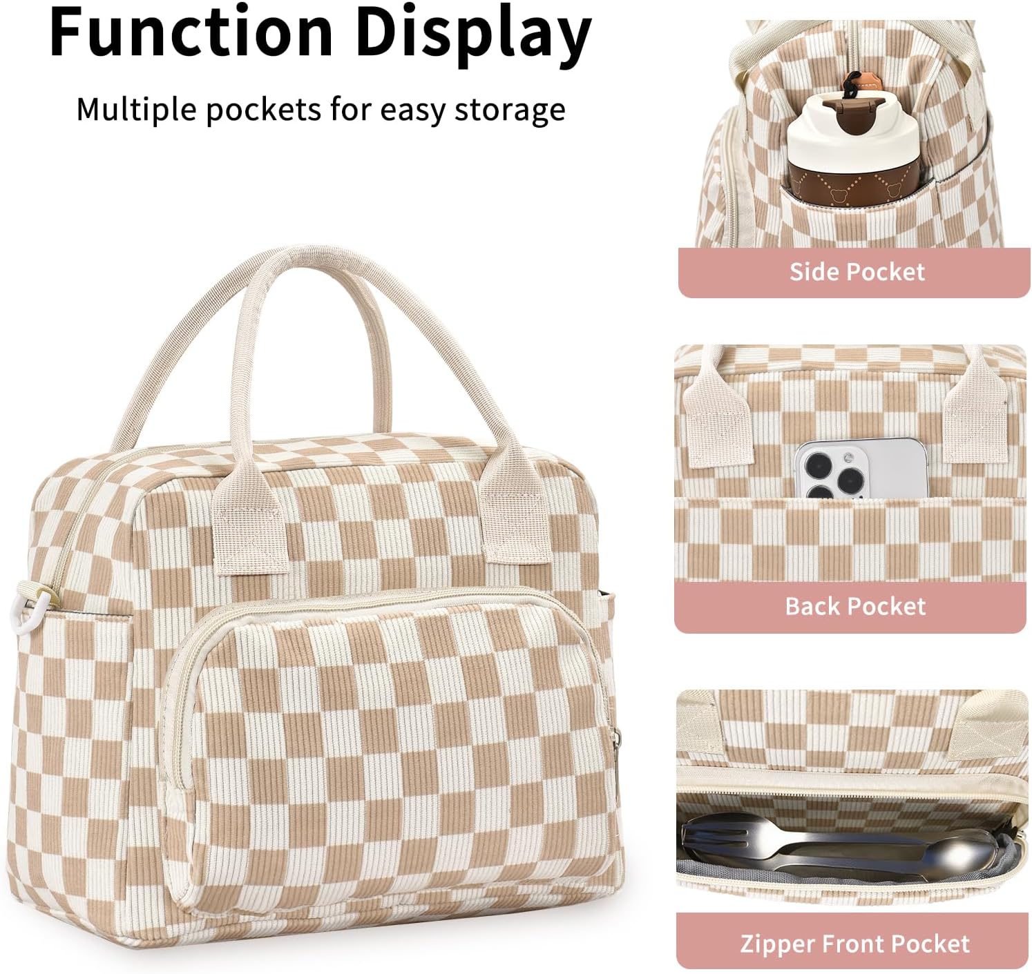 Thumbnail 5 de OYLOLA Lunch Bag 11.3" Insulated Tote