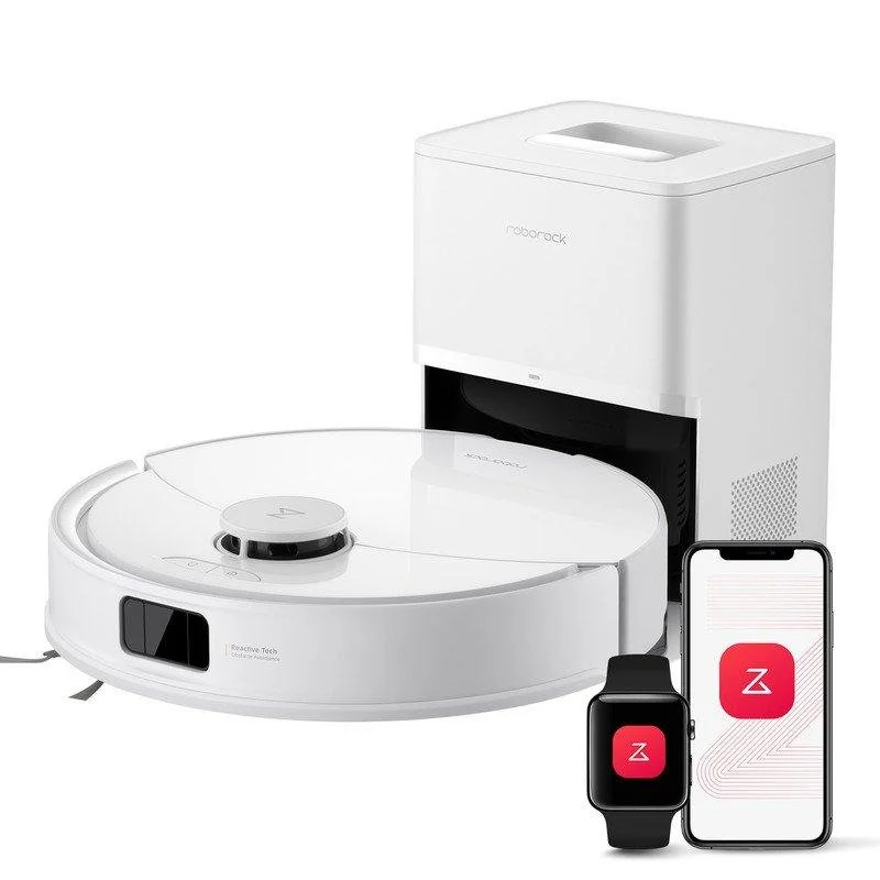 Detalle de Roborock Q10 Pf+: Robot aspirador y fregasuelos con autovaciado y LiDAR 10000 Pa