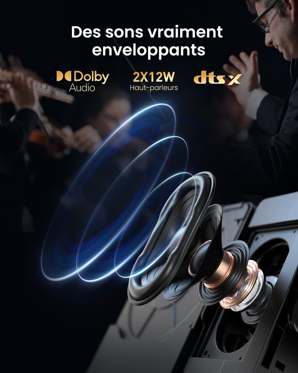 Thumbnail 4 de Dangbei DBOX02 projecteur 4K 2450 lumens