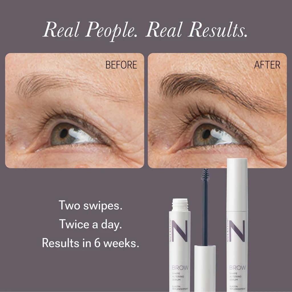 Detalle de NULASTIN Shape Altering Eyebrow Serum (0.1 Fl Oz) for Sparse, Thinning-Looking Brows