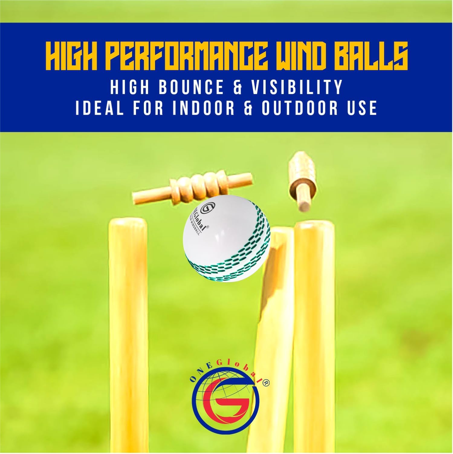 Thumbnail 3 de ONEGlobal Windball Soft Cricket Ball