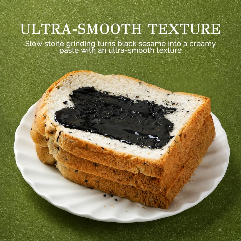 Detalle de PoetrySeptember Black Sesame Paste, 7.05 oz Roasted Spread