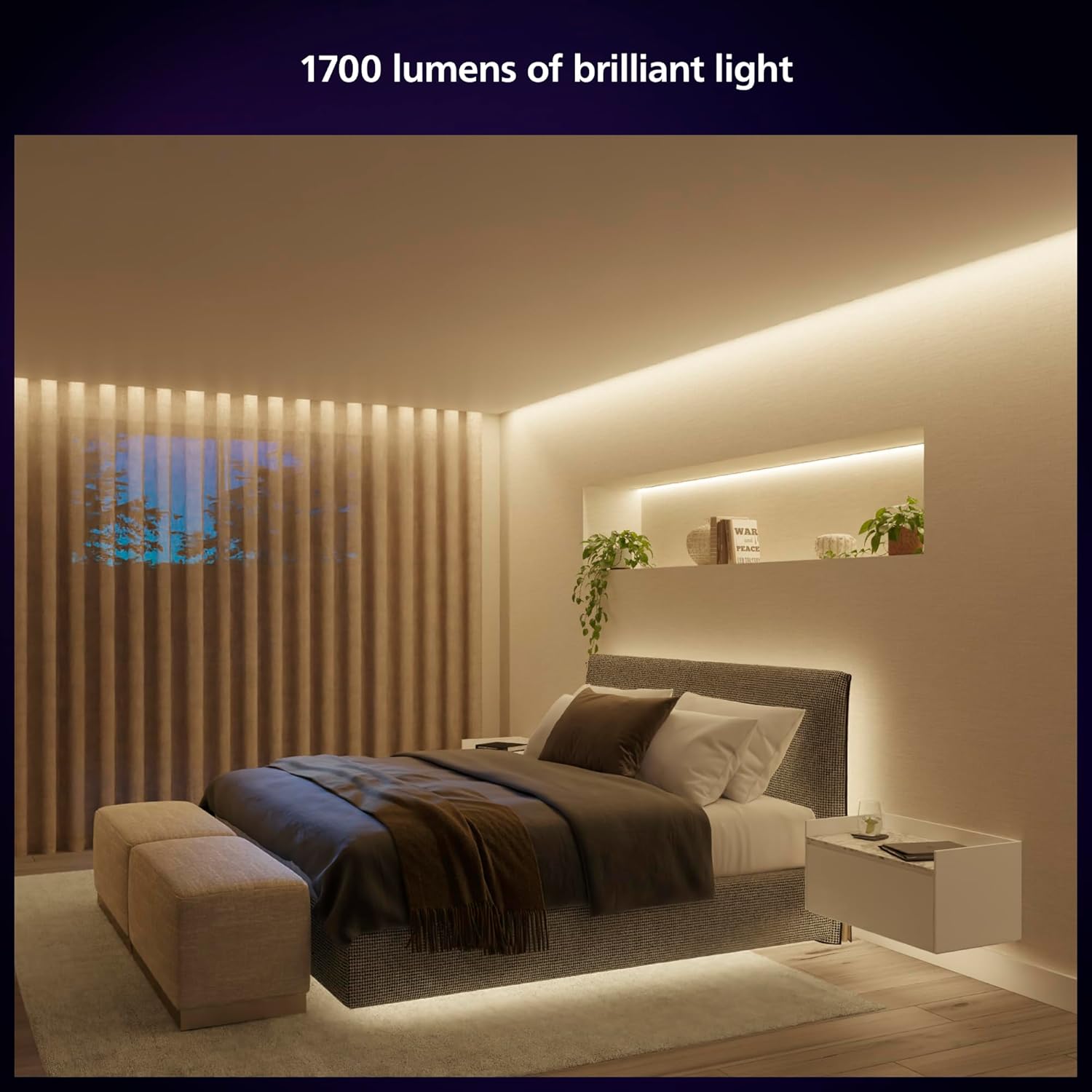 Thumbnail 2 de Philips Hue Indoor 5-Metre Solo Lightstrip Base Kit