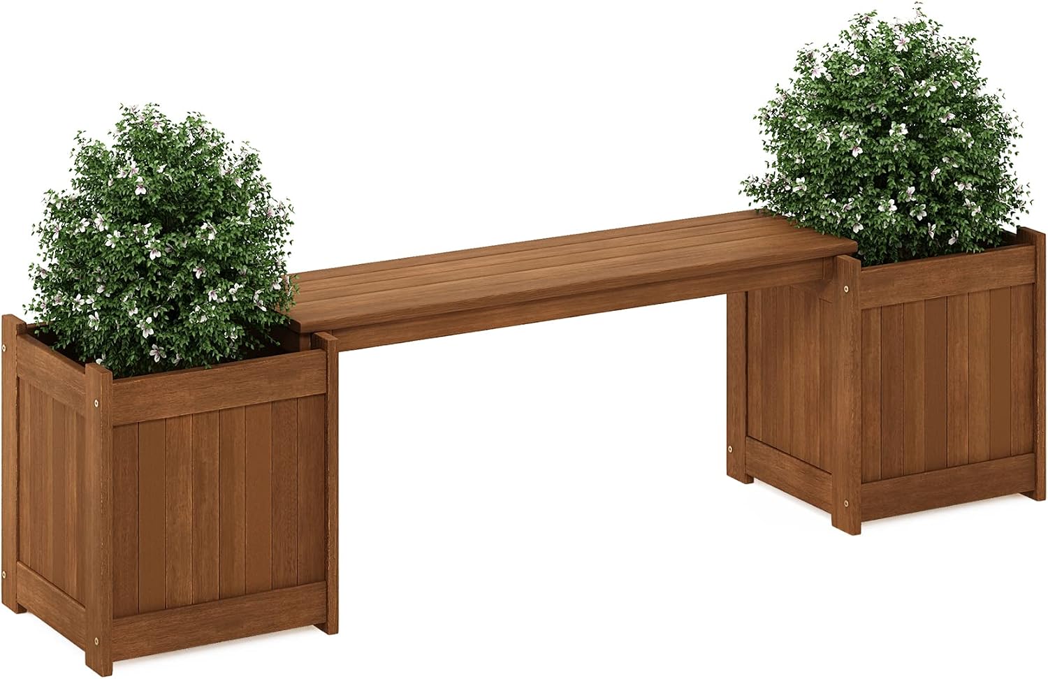 Detalle de Furinno Jardinera de madera natural