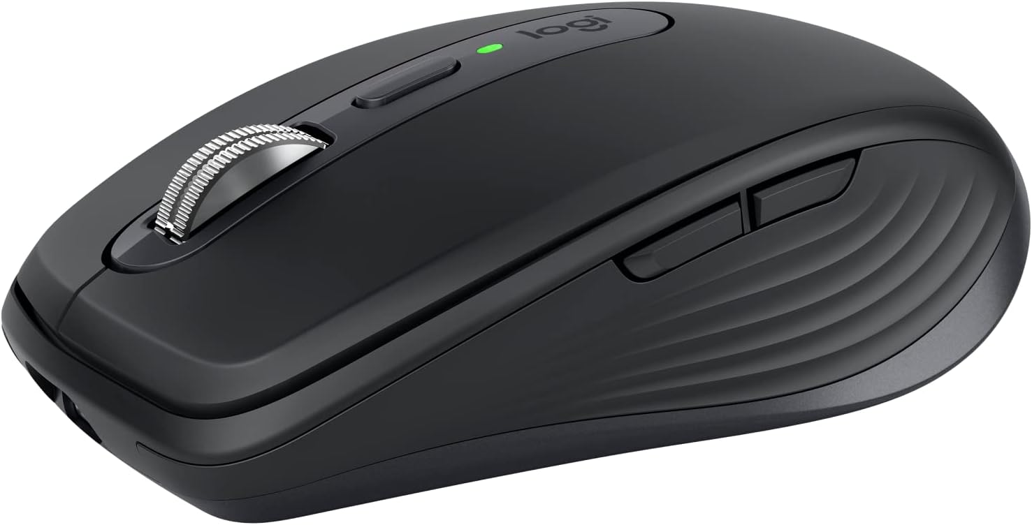 Detalle de Logitech MX Anywhere 3S (910-006925) Compact Wireless Mouse, 8K DPI, Graphite