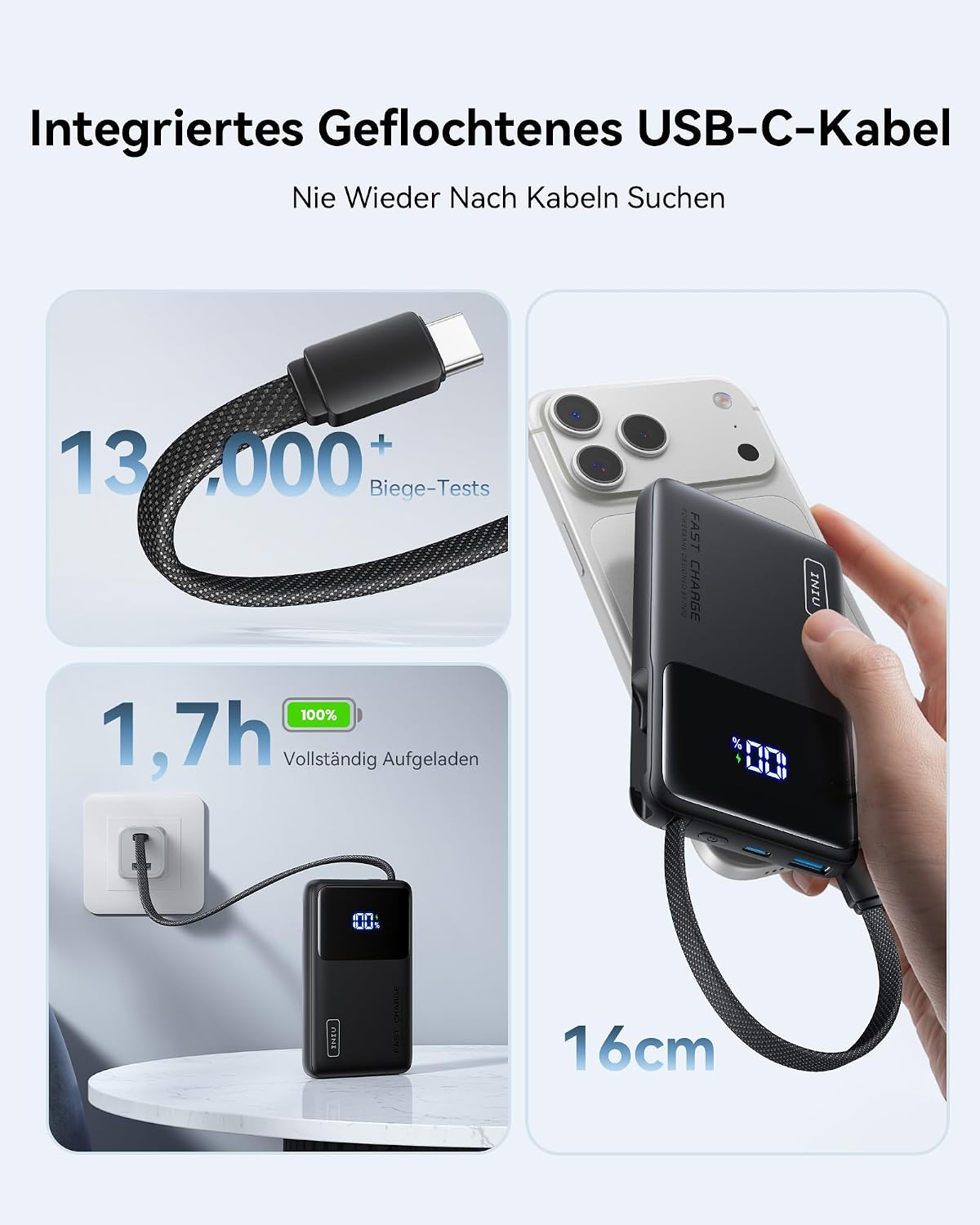 Thumbnail 4 de INIU 45W Power Bank Ultra-dünn 10000mAh