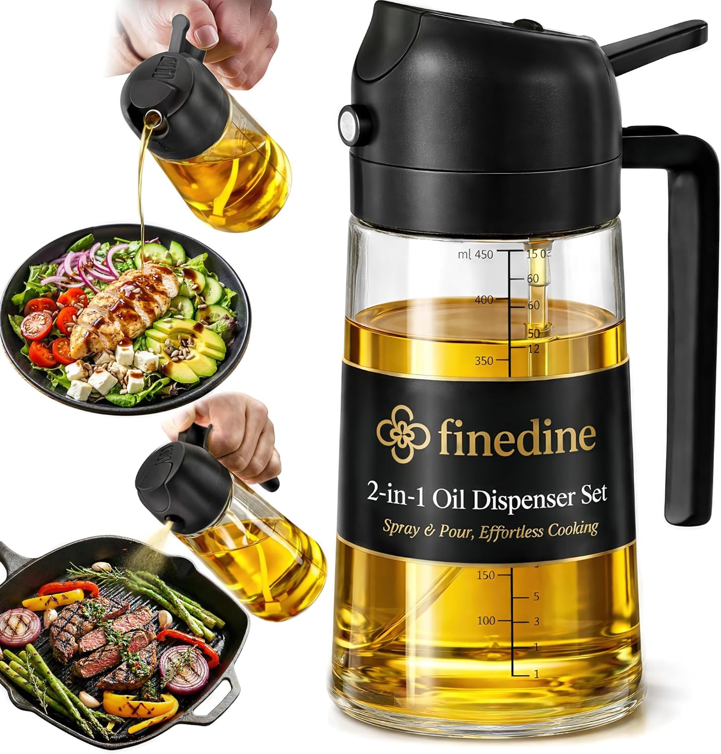 FineDine Olive Oil Sprayer 16oz