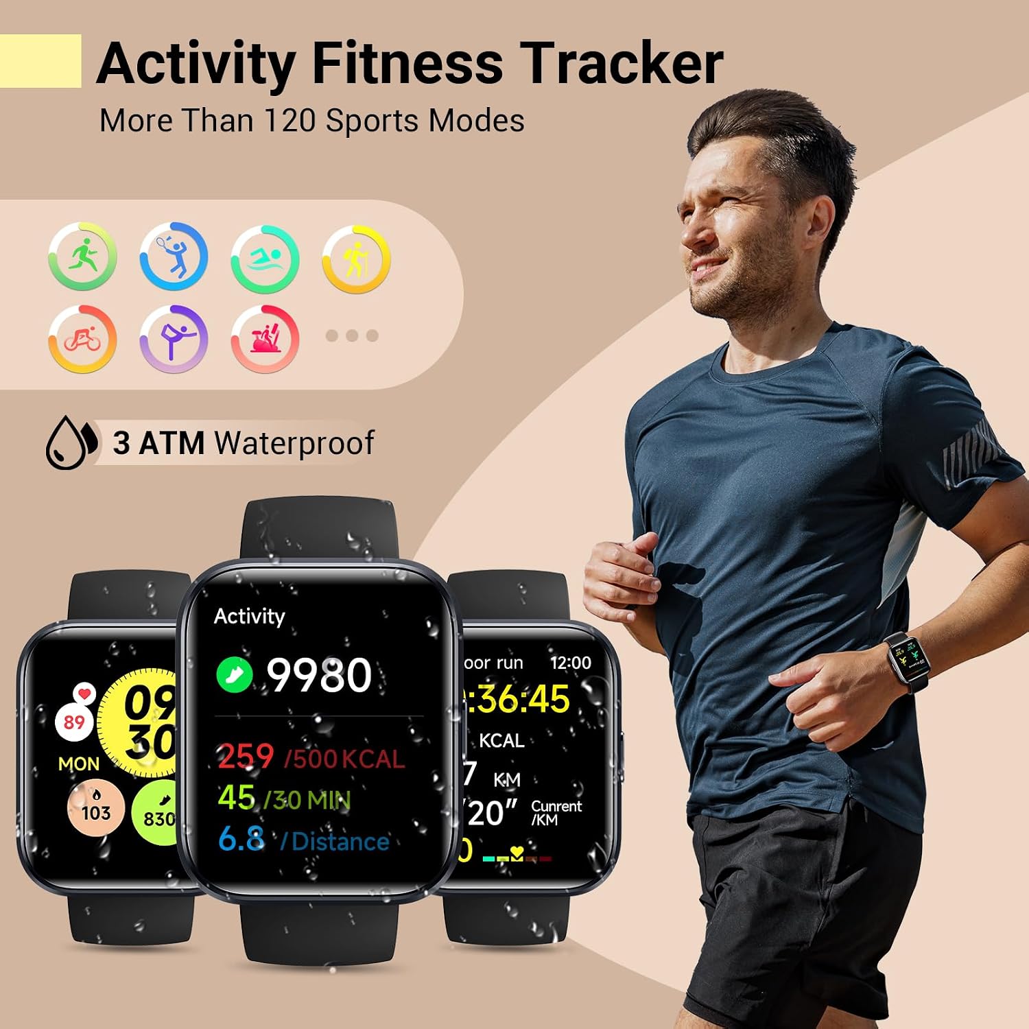 Thumbnail 4 de Fitness Tracker Smartwatch 1.8"