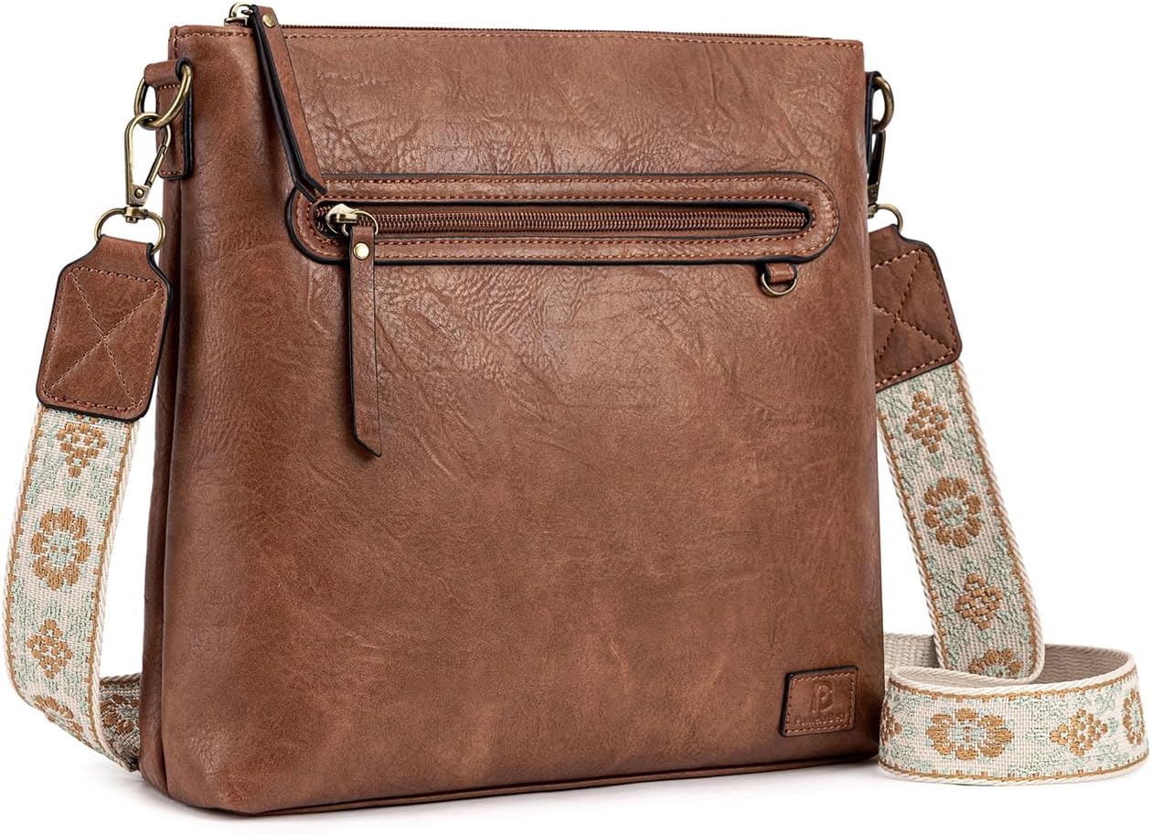 Thumbnail 6 de Pomelo Best Women’s Medium Crossbody Bag – Lightweight Vegan Leather with Wide Adjustable Strap & Card Pockets