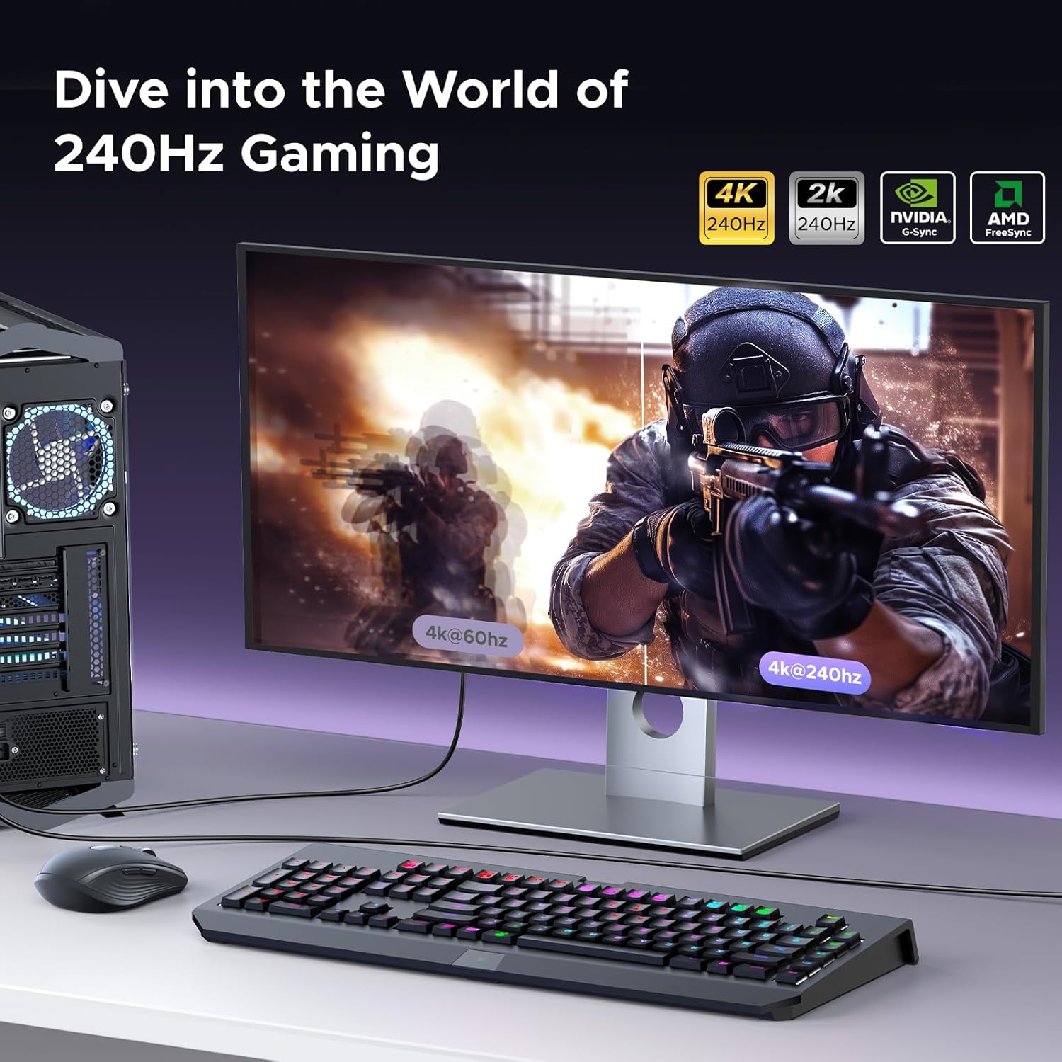 Detalle de UGREEN USB C to DisplayPort Adapter 8K@60Hz