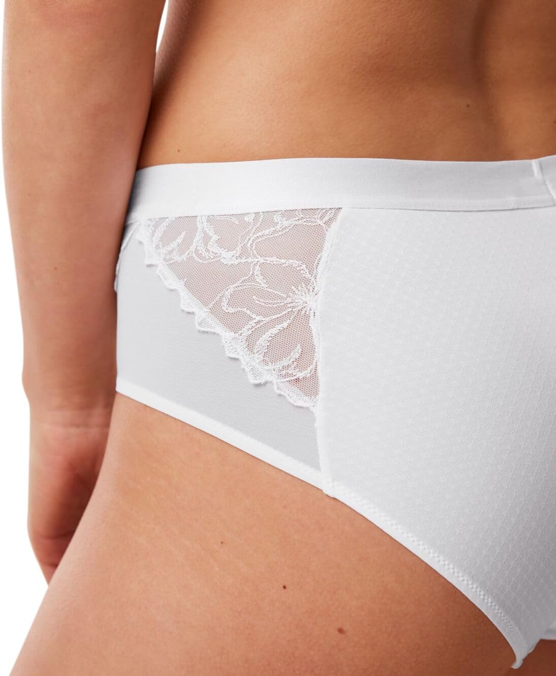 Thumbnail 1 de Triumph Wild Azalea Florale Maxi Slips Femme (Lot de 1) – Confort et élégant blanc