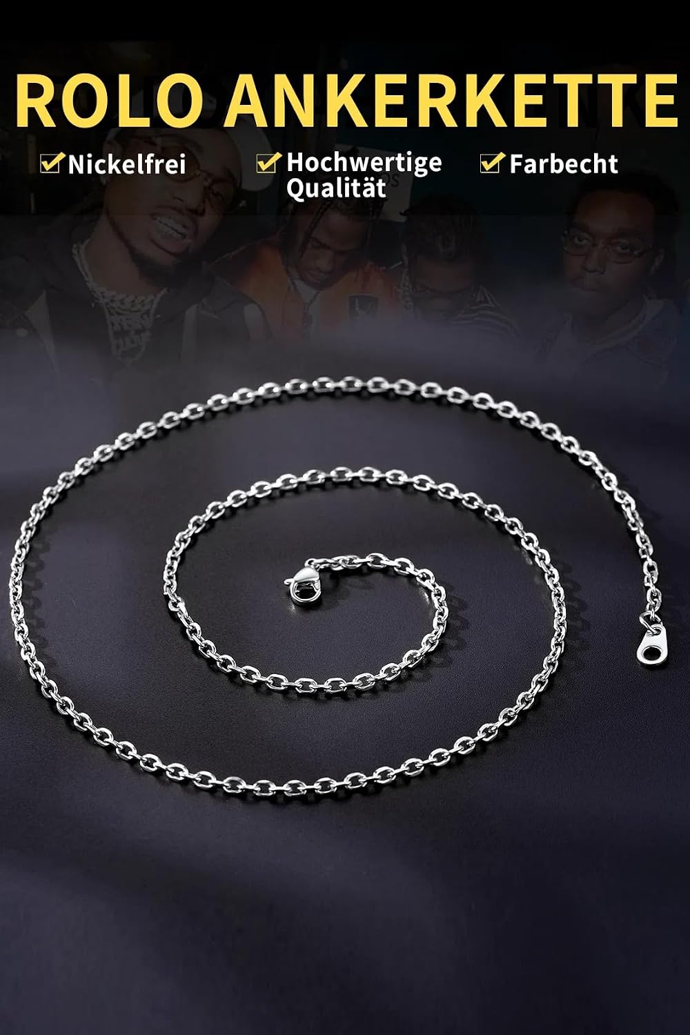 Detalle de ChainsHouse Rolokette 3 mm 55 cm