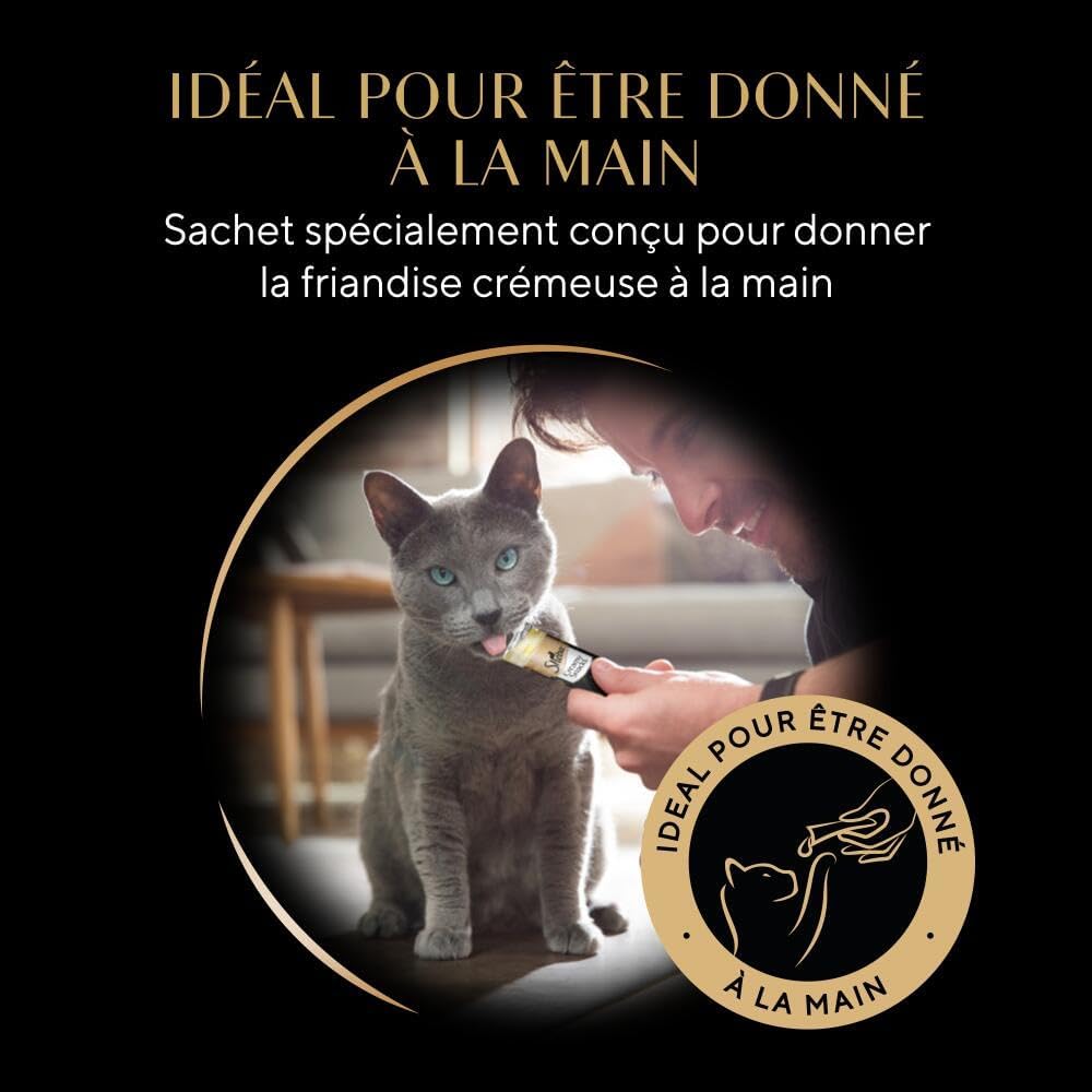 Thumbnail 6 de Sheba Creamy Snacks au Saumon 4 x 12 g – friandise crémeuse pour chat adulte