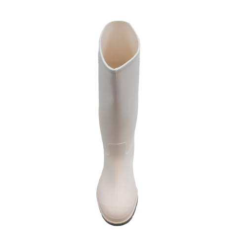 Detalle 2 de DUNLOP Pricemastor Classic Wellies, Waterproof PVC, White, UK 2.5