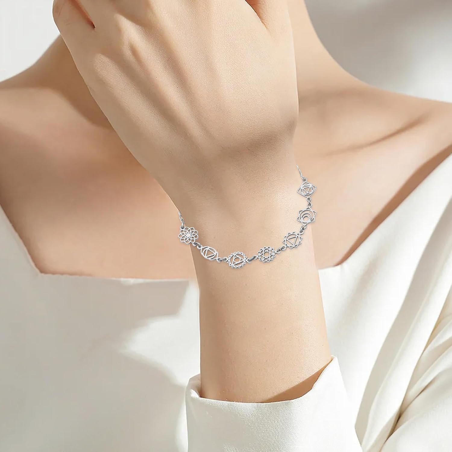 Detalle 2 de AITENME 7 Chakren-Armband 19 cm