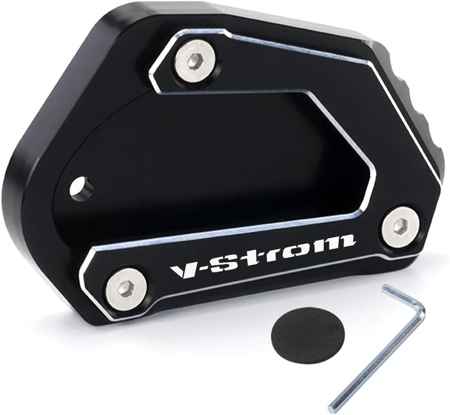 Thumbnail 6 de Modeer Piastra di Estensione per Cavalletto Laterale Suzuki V-Strom 650 / DL650 2004-2022 – CNC in Alluminio 6061