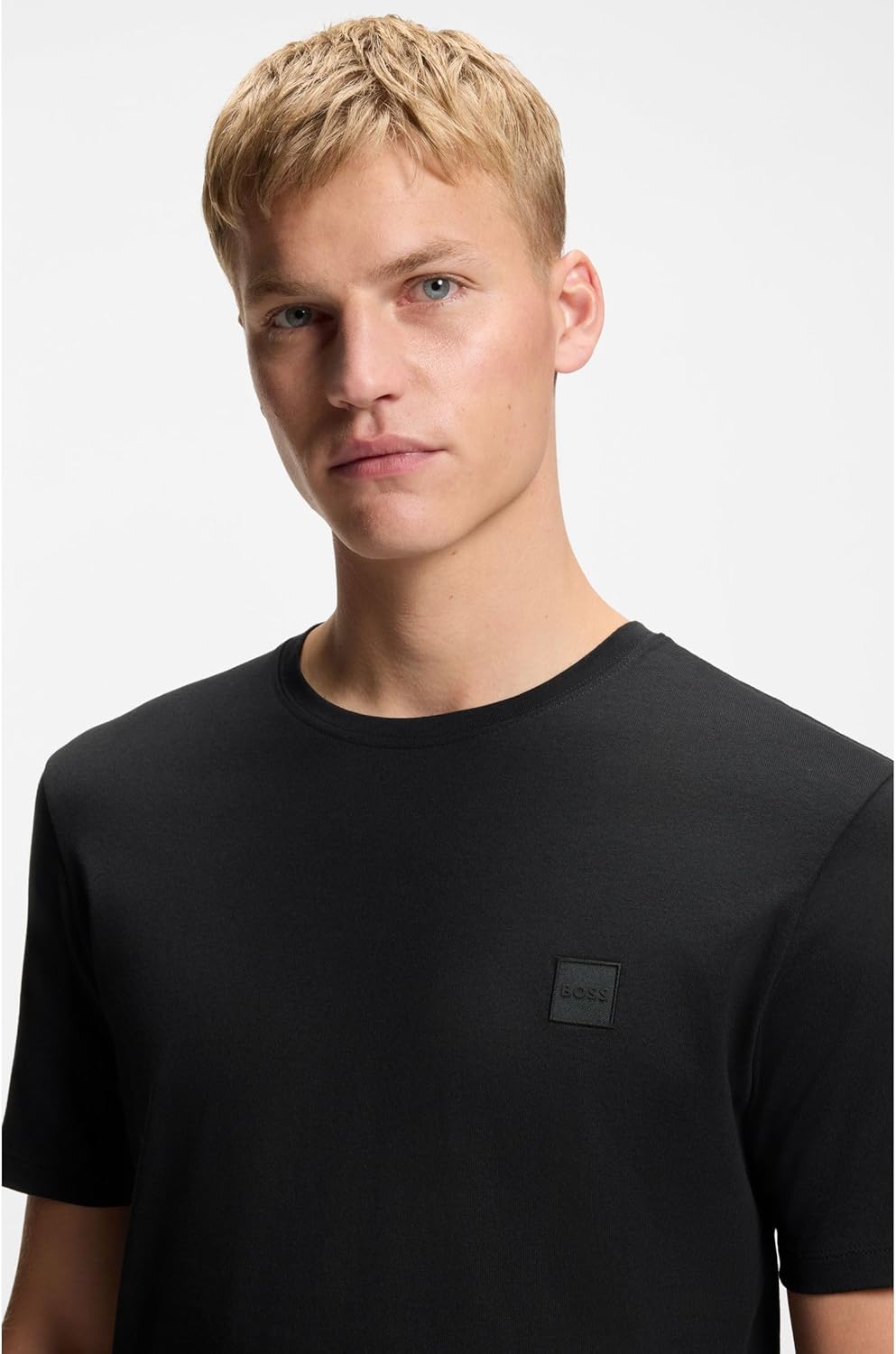 Thumbnail 4 de BOSS Herren T-Shirt „Tales“ Relaxed Fit aus Baumwoll-Jersey mit Logo-Aufnäher