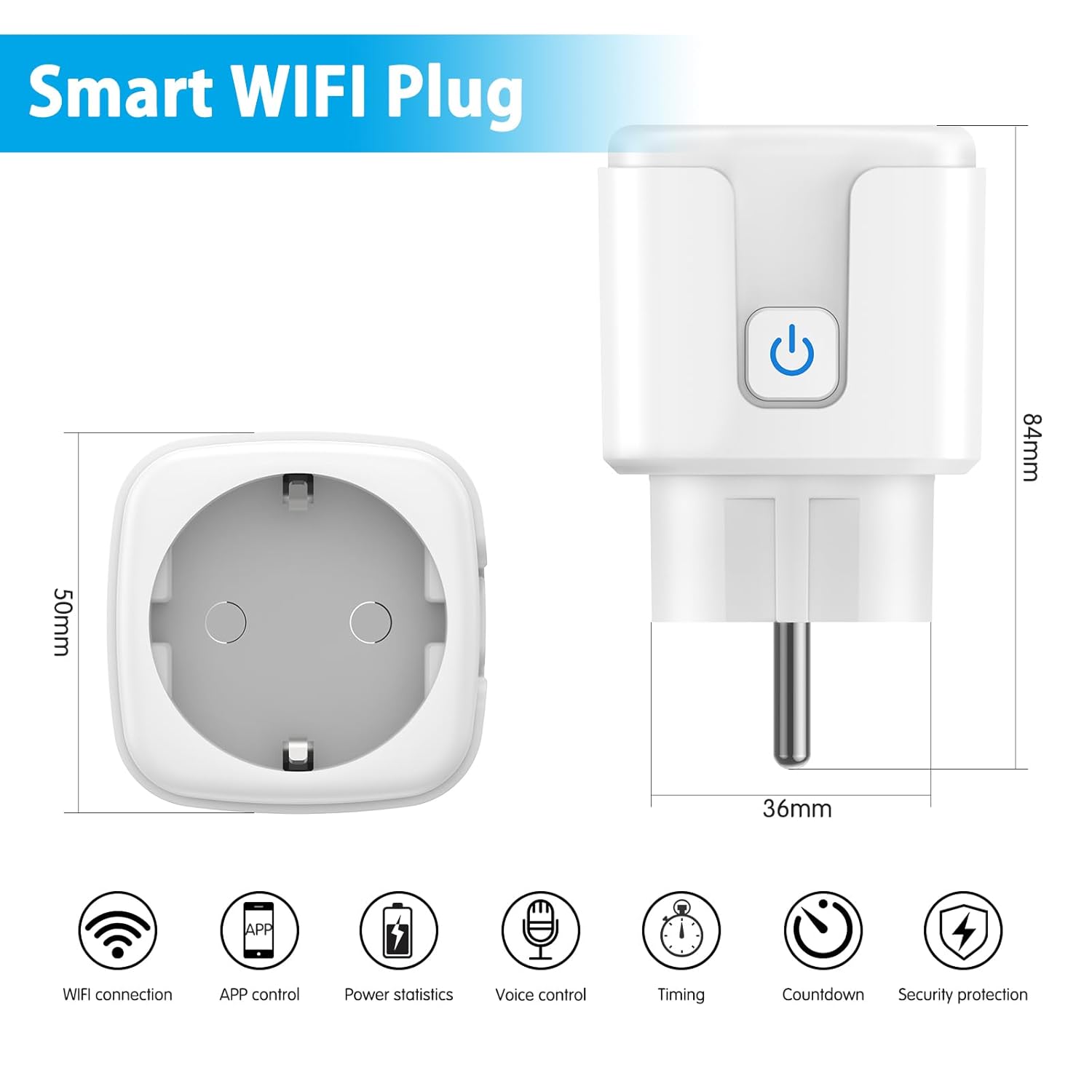 Thumbnail 1 de FAYIBUY Presa Intelligente WiFi 16A 3680W