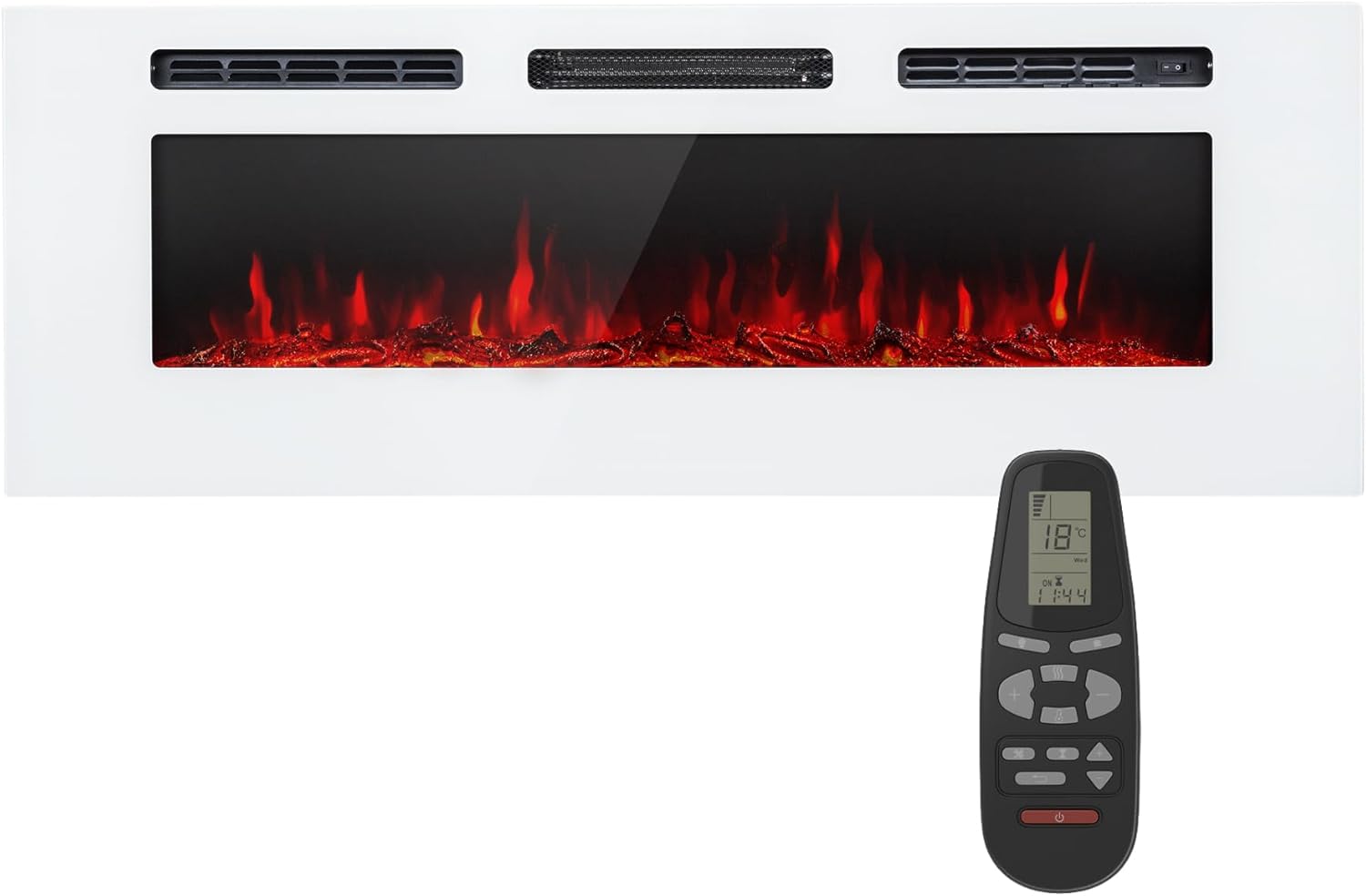 Klarstein Cheminée électrique encastrable 1800 W