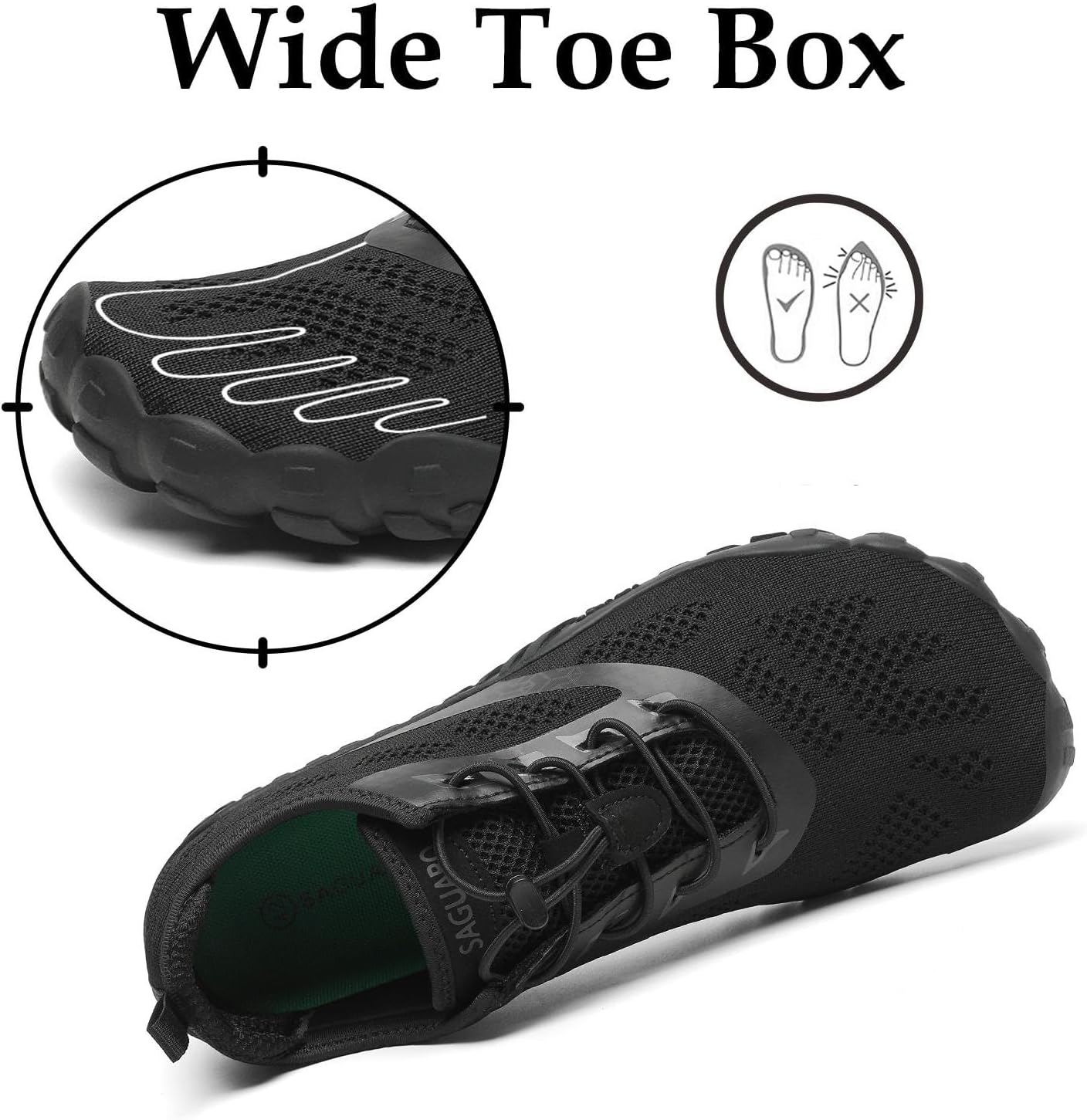 Thumbnail 2 de SAGUARO Barfußschuhe Breite Zehenbox