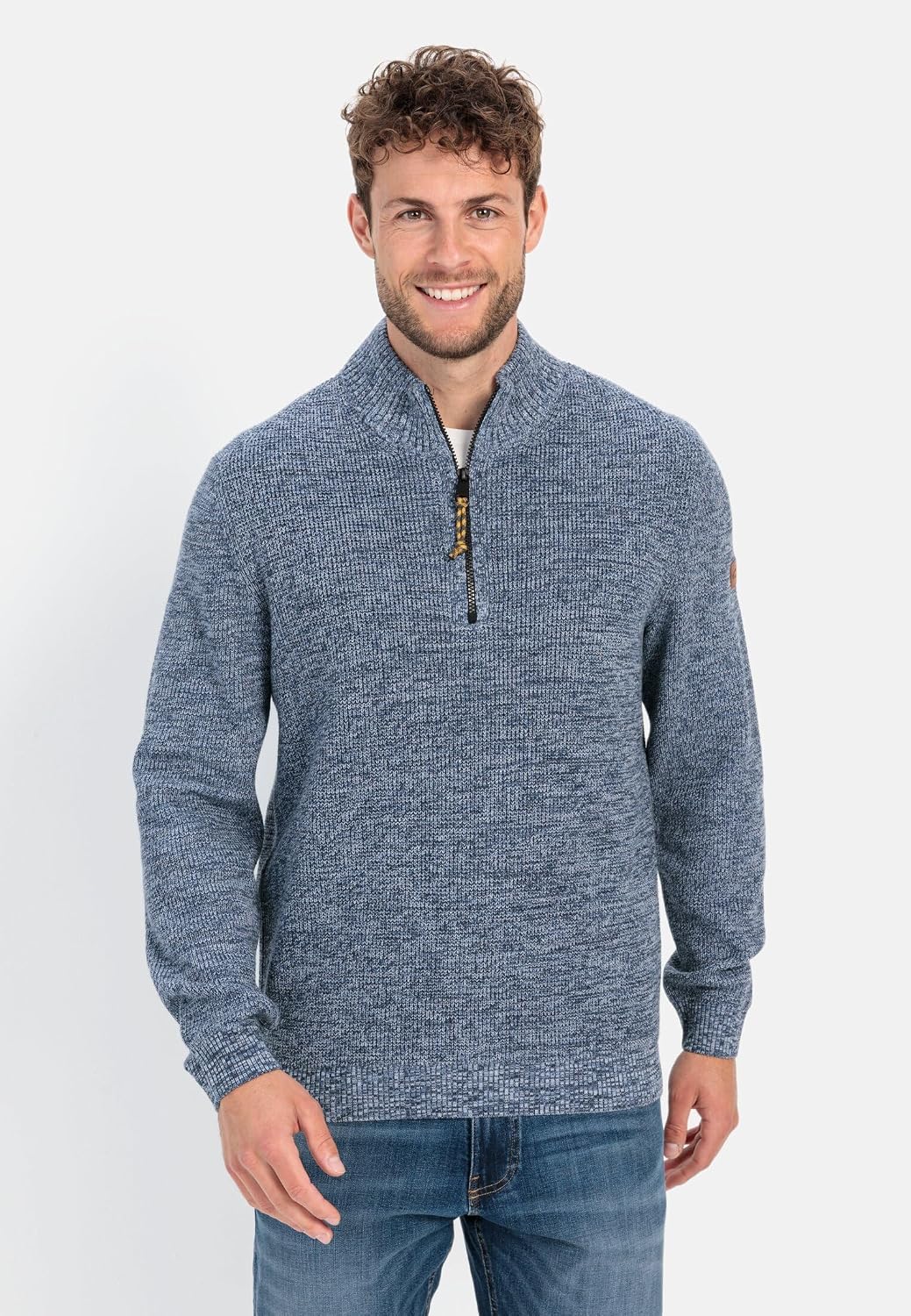Detalle 2 de camel active 409530 4K06 18 – męski sweter z dzianiny bawełnianej