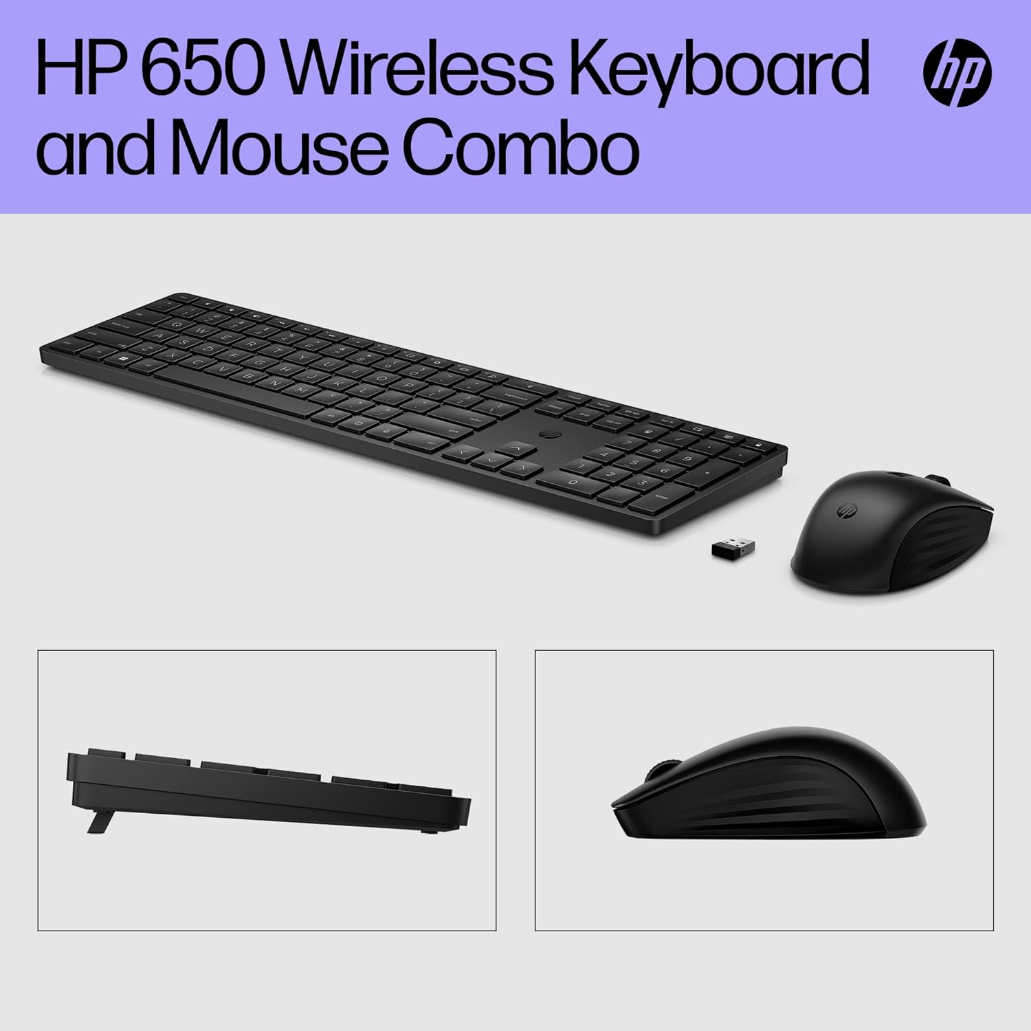 Detalle de HP 650 Programmable Wireless Keyboard & Mouse Set