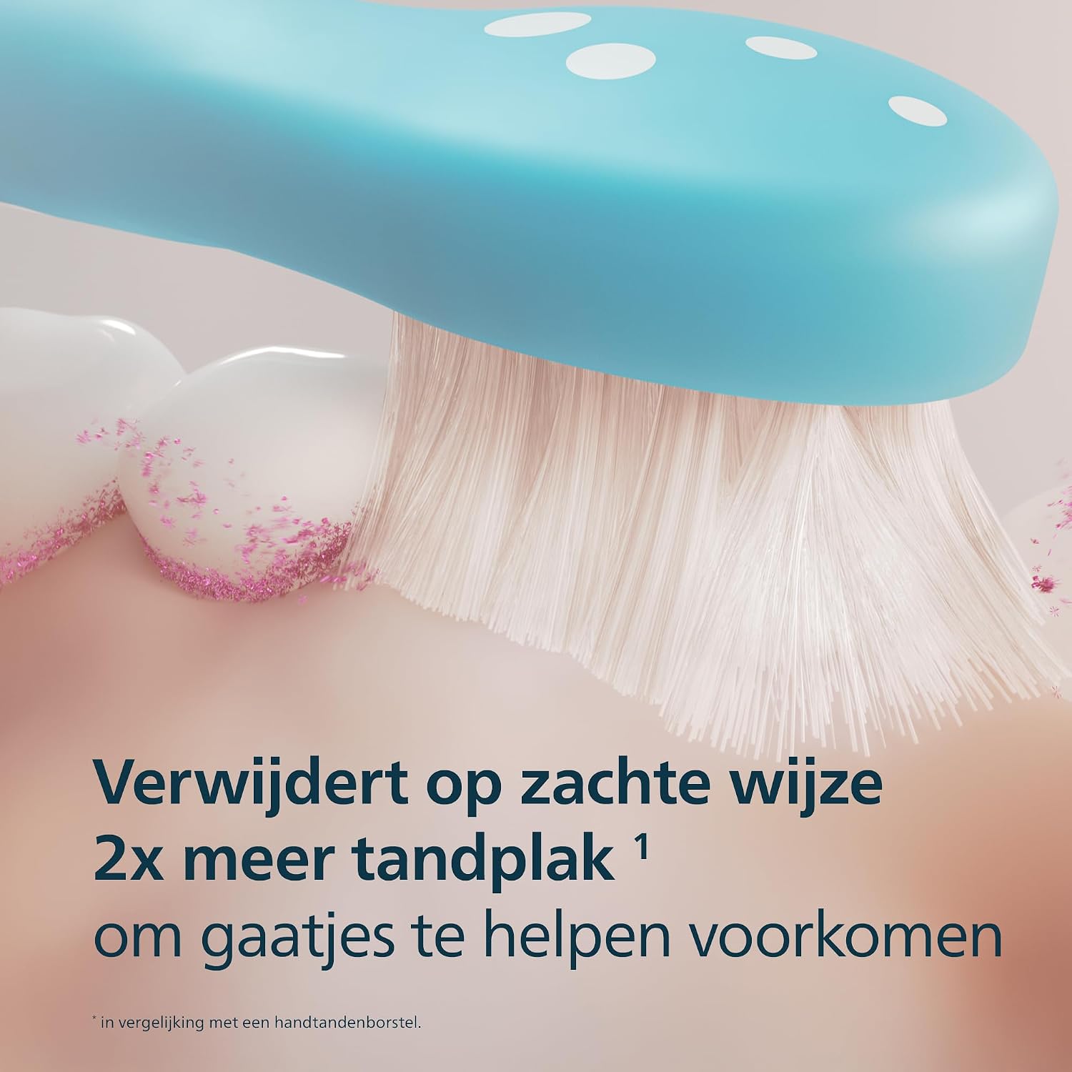 Detalle de Philips Sonicare for Kids HX6500/23 elektrische tandenborstel, aquagroen