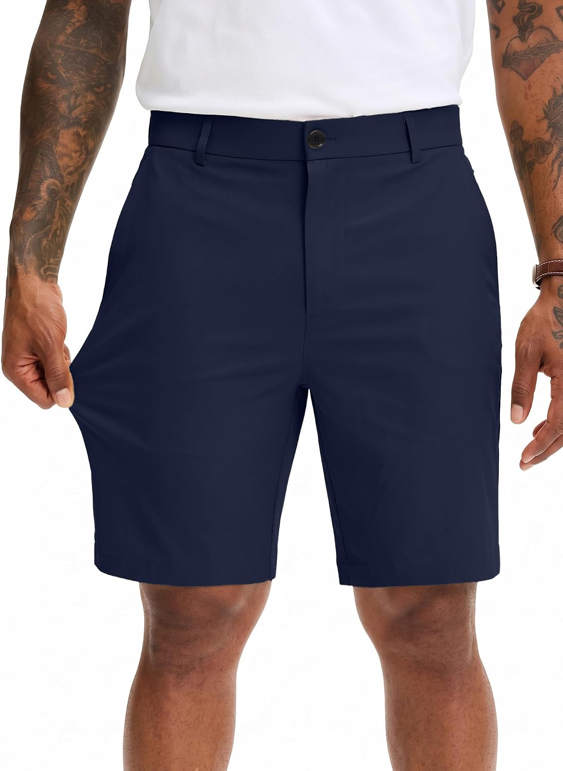 Thumbnail 3 de JEMLDL Men's Golf Shorts, 5"/7"/9" Lengths, Stretch Fabric, 6 Pockets