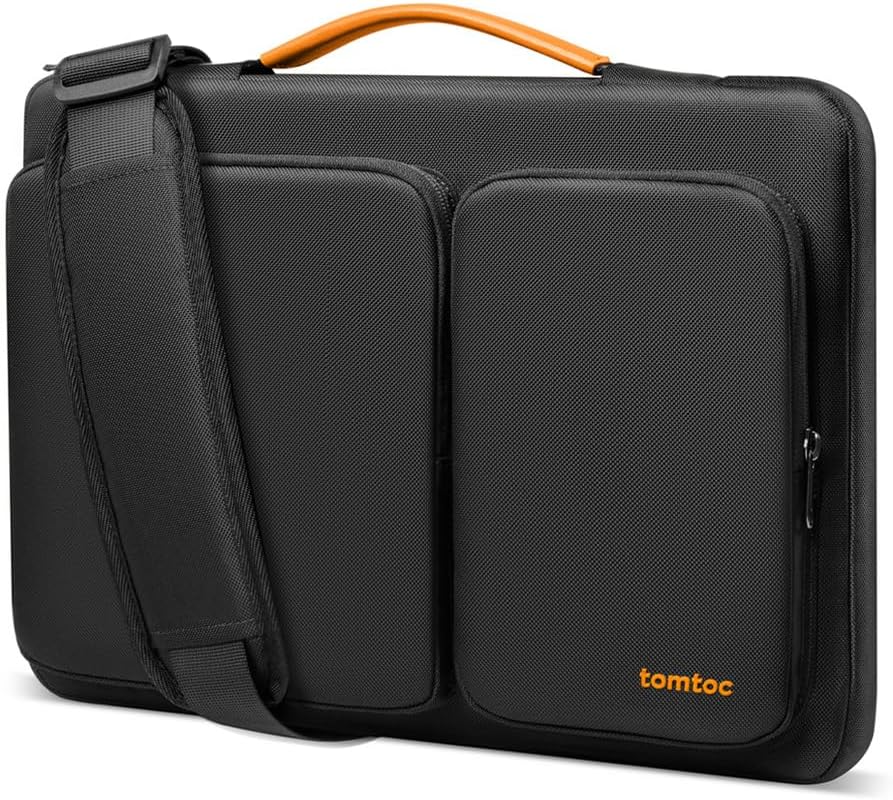 Detalle de tomtoc 360° Protective Laptop Shoulder Bag 15-inch