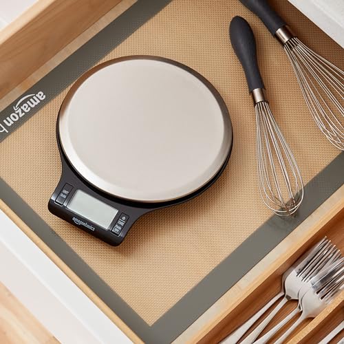 Thumbnail 6 de Amazon Basics Balance de cuisine numérique en acier inoxydable – LCD, 5000 g, sans BPA, piles incluses