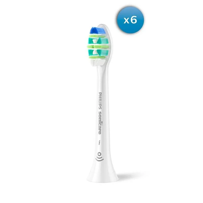 Detalle de Cabezales Philips Sonicare InterCare HX9006/87 Pack 6 – Filamentos Medios, Compatibles y con Indicador de Sustitución