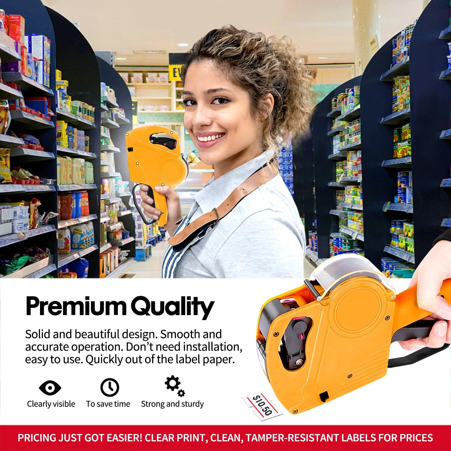 Thumbnail 3 de KPX Étiqueteuse de prix 8 chiffres — 5150 étiquettes 📎