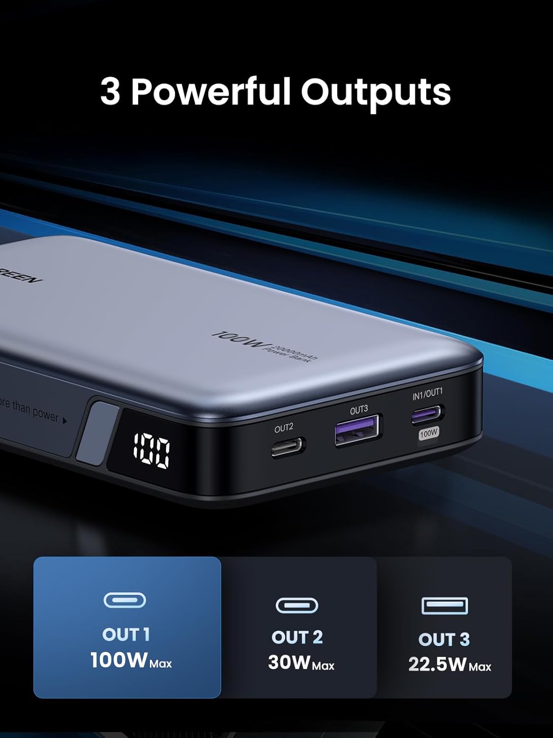 Thumbnail 3 de UGREEN Nexode 100W 20000mAh Laptop Power Bank review