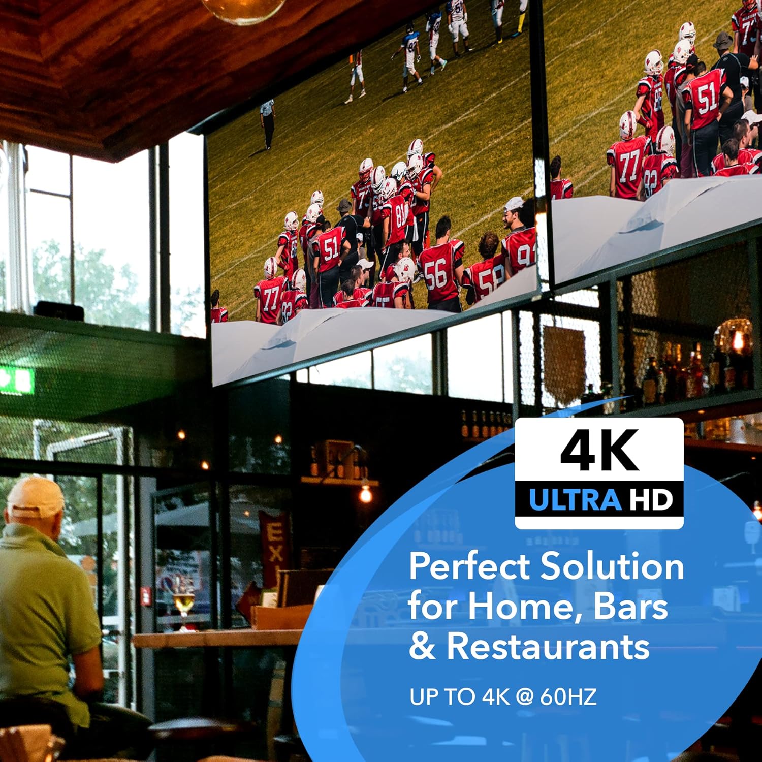 Detalle 2 de OREI UHDS-104 UltraHD 4K HDMI 1x4 Splitter (HDMI 2.0, 4K@60Hz, HDCP 2.0, EDID Management)