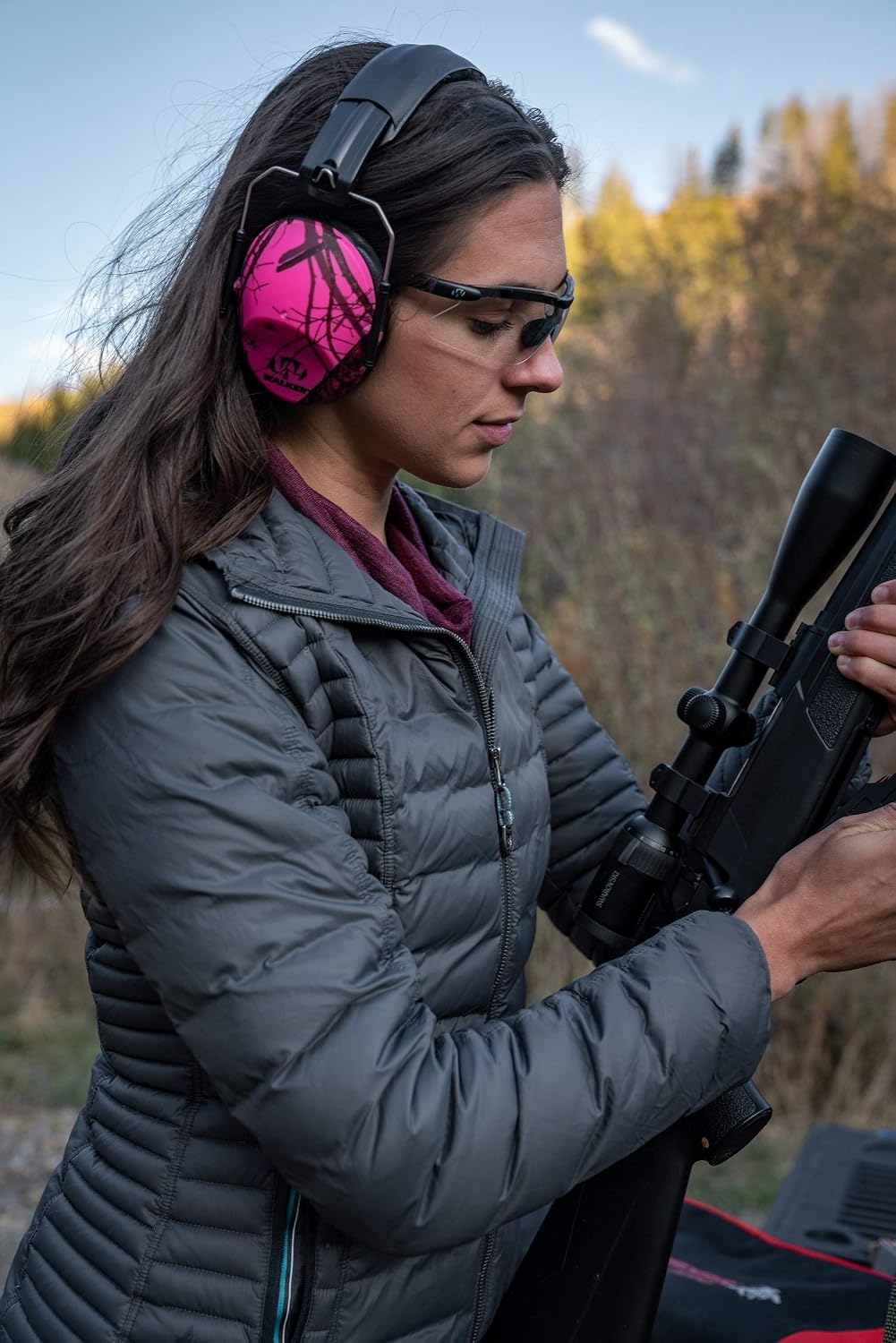 Detalle de Walker's passive hearing protection earmuffs 23 dB