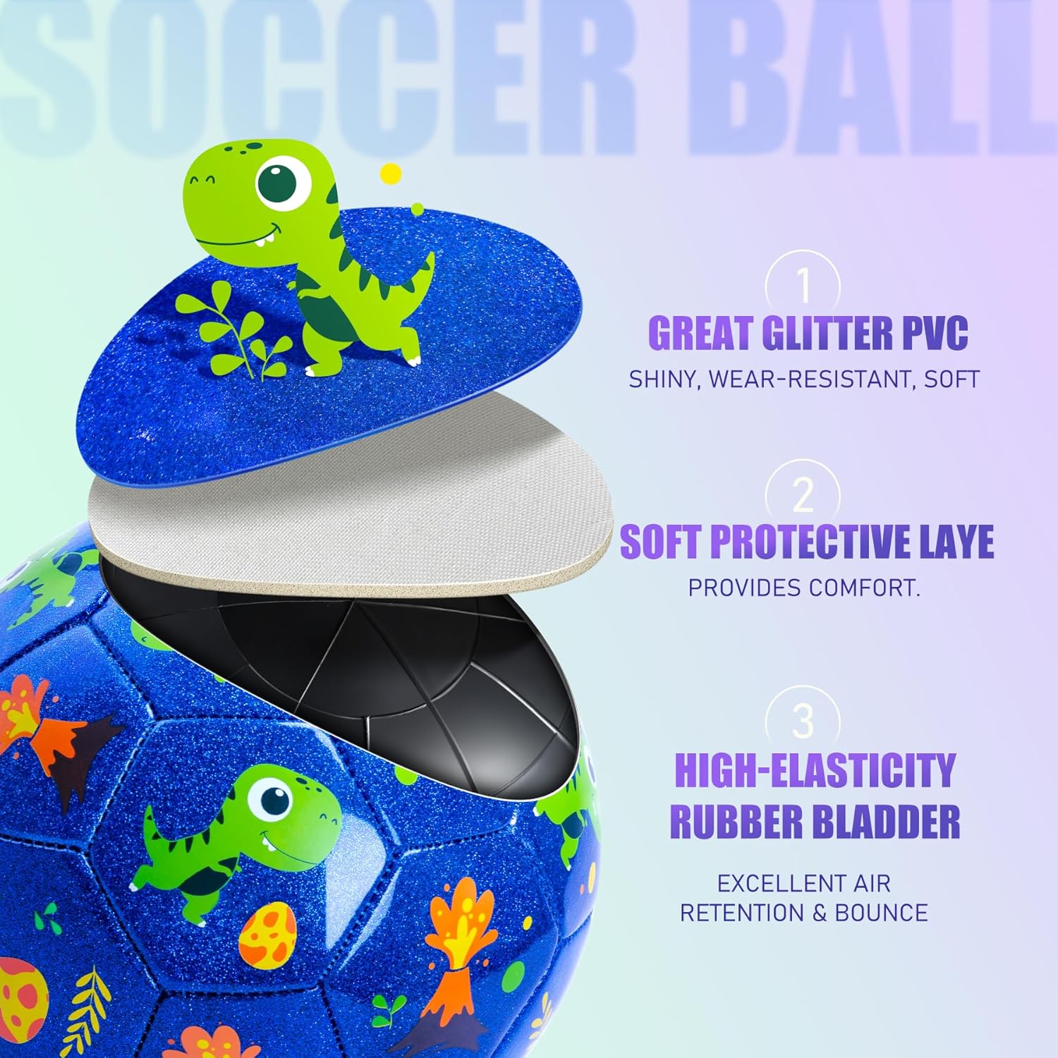 Thumbnail 3 de INPODAK Balón fútbol talla 2 18,5