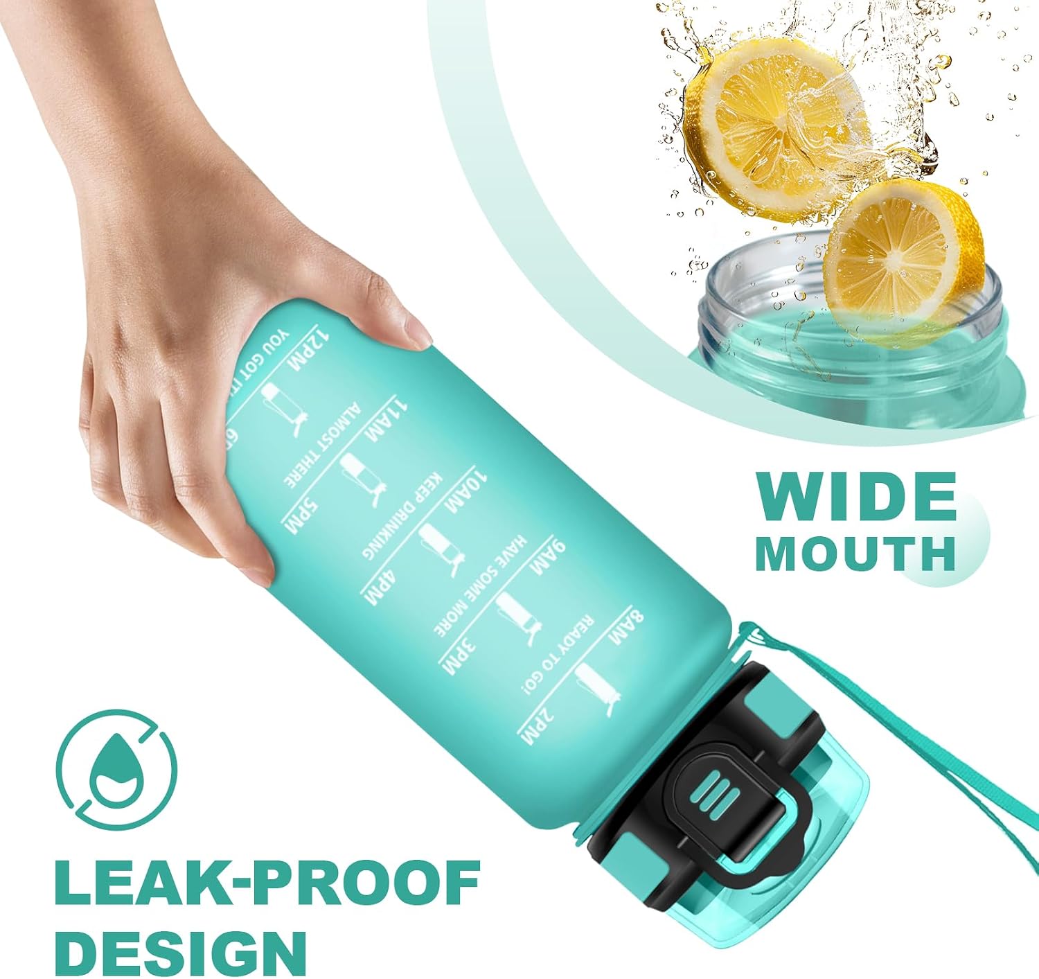 Detalle de JAPORIA Borraccia 500 ml con cannuccia