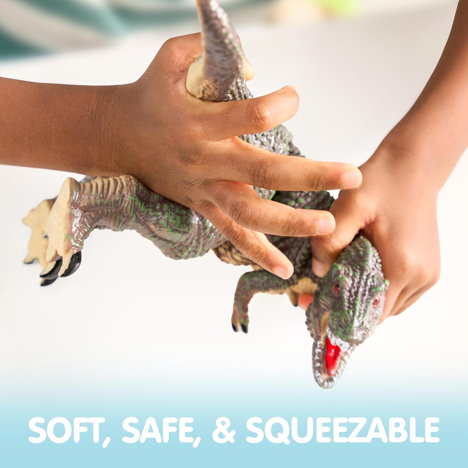 Thumbnail 2 de JOYIN Big Dinosaur Toys for Toddlers (6-Piece Soft Dinosaur Figures + Educational Book)