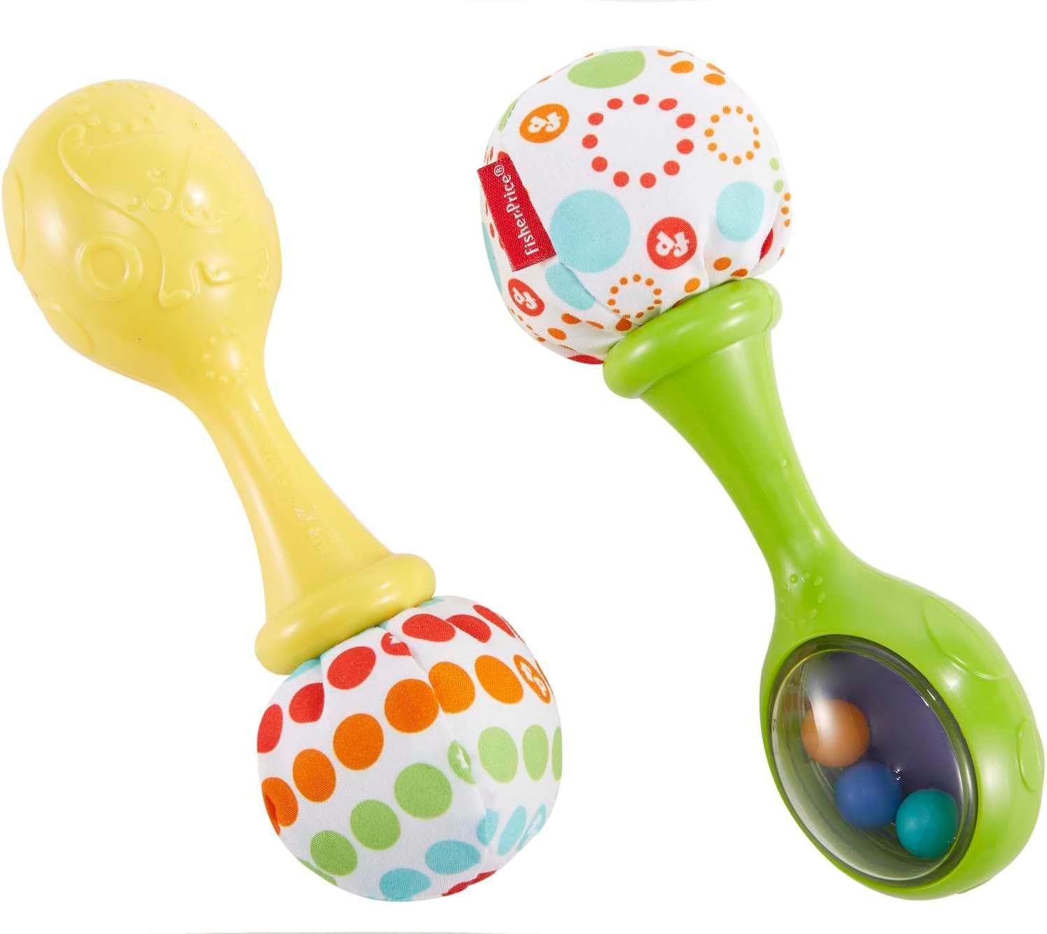 Thumbnail 6 de Fisher-Price HMF34 : lot de 2 hochet bébé Mes Premières Maracas (à partir de 3 mois)