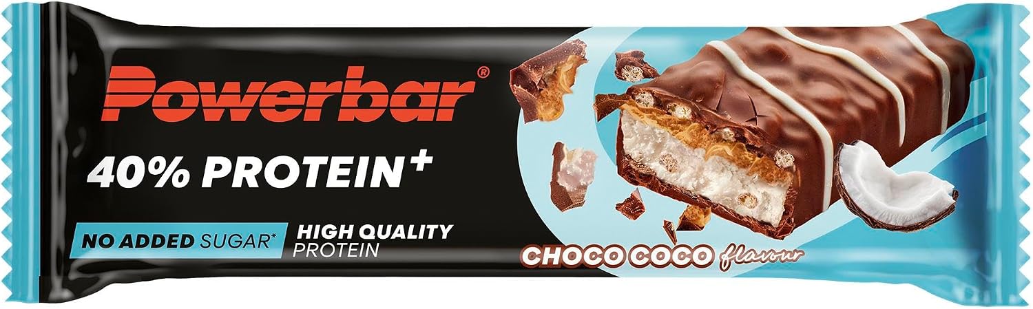 Detalle 2 de Powerbar Protein Plus Crisp Choco Coco 12×40g — Barre protéinée 🍫