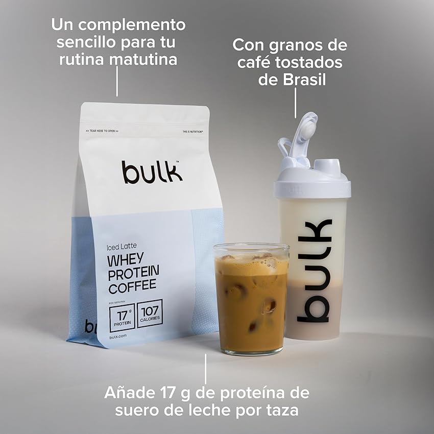 Thumbnail 1 de Bulk Proteína de Suero con Café Iced Latte 500 g 🥤