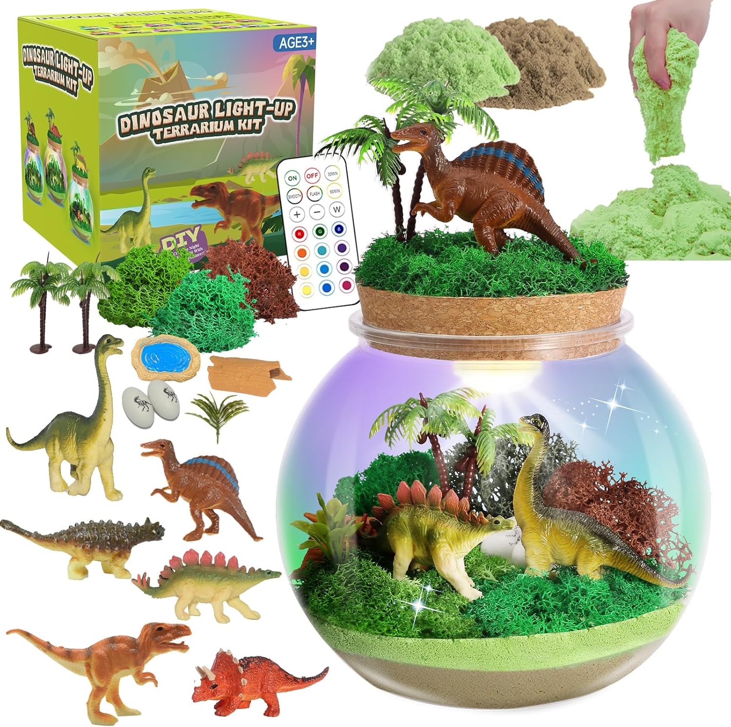 Thumbnail 6 de Ocean Light Up Terrarium Kit 13-color LED 🌊