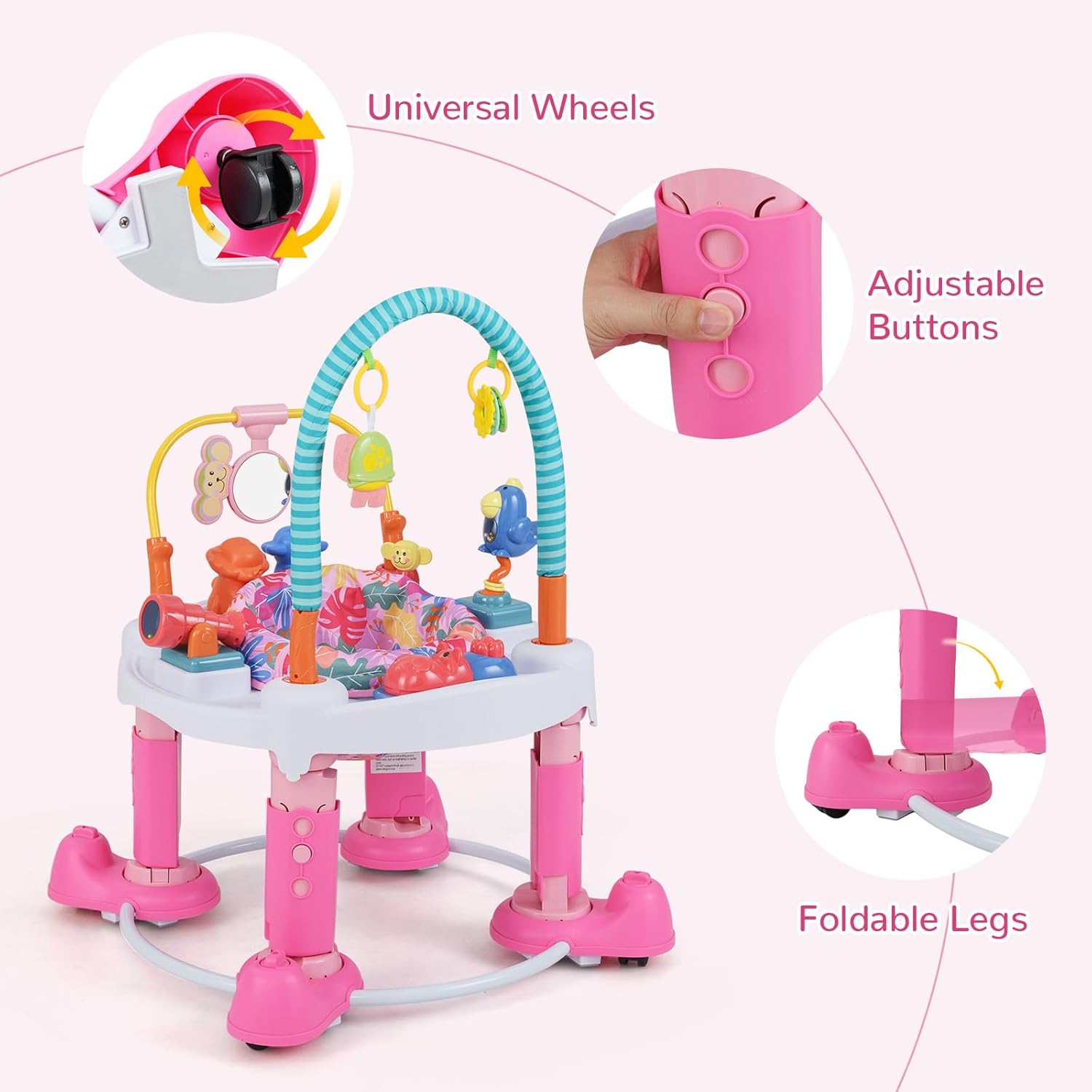 Thumbnail 2 de INFANS Baby Bouncer Activity Center 5-in-1