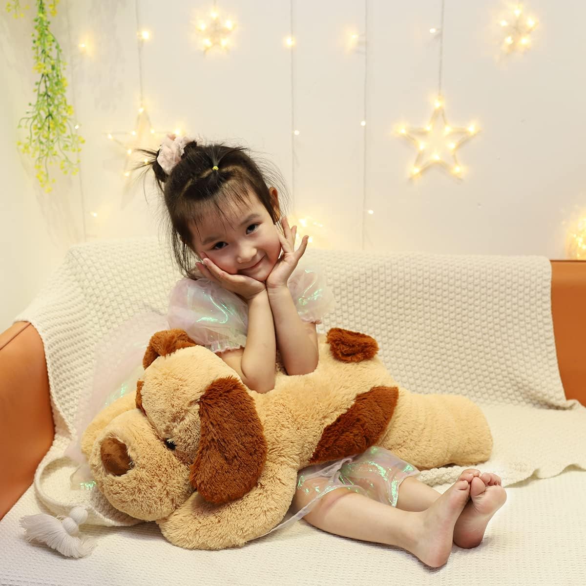 Thumbnail 3 de YESGIRL 26.8-inch 5 lb Weighted Dog Stuffed Animal for Calm Comfort