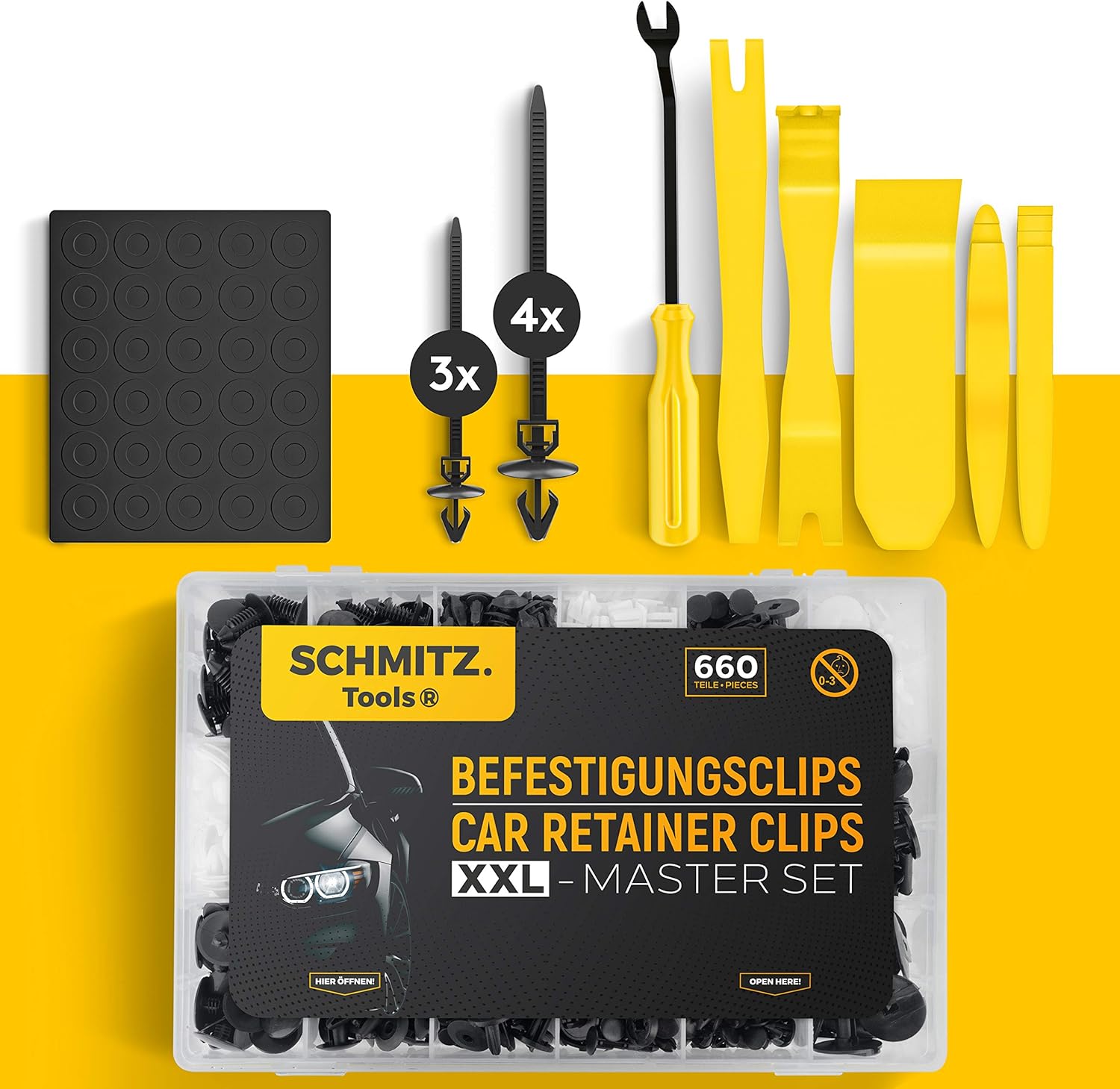 Detalle de SCHMITZ.Tools Befestigungsclip Set 700-teilig