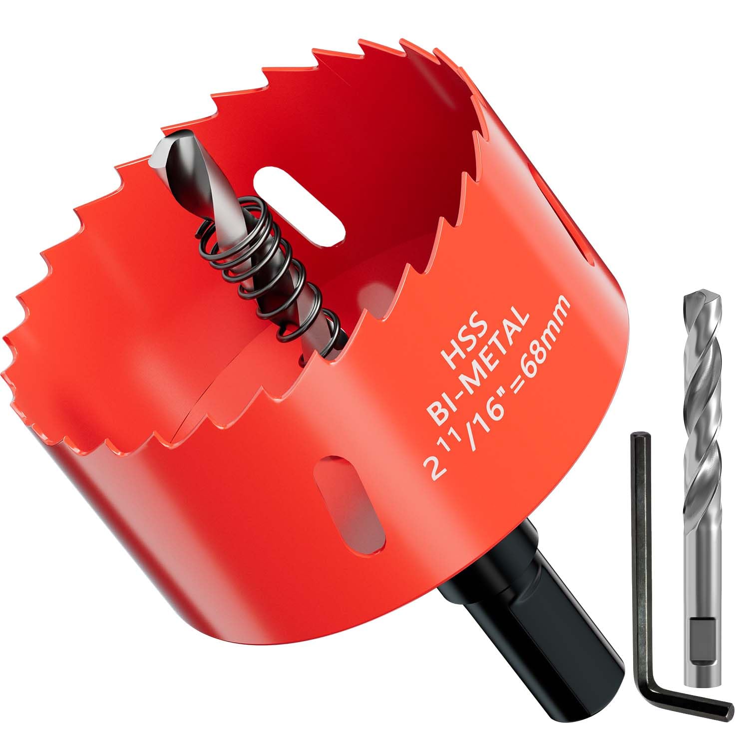 GARHWAL 68mm Bi-Metal Hole Saw Set for Wood, Metal & Wall Work