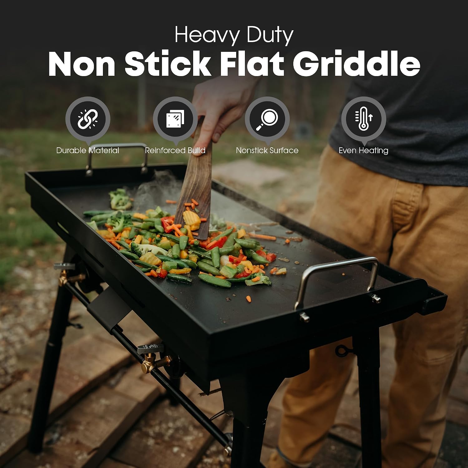 Detalle de GasOne Propane Griddle 25 x 16 In